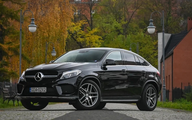 Mercedes-Benz GLE cena 189000 przebieg: 168000, rok produkcji 2016 z Tczew małe 277